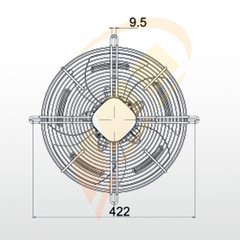 Вентилятор Mini AC New, арт. 1-2-2702-0005, цена в Новосибирске ₽19000 (img.3)
