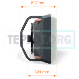 Aerock Mini R2 AC тепловентилятор водяной, арт. 1-4-0101-BKGM, цена в Новосибирске ₽30384.41 (img.6)