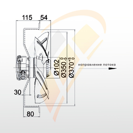 Вентилятор New Mini AC с двигателем, арт. 1-2-2702-0005, цена в Новосибирске ₽19000 (img.2)