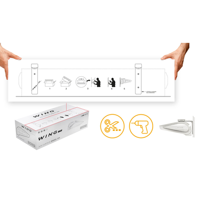 Комплект креплений Wing 150/200, арт. 1-4-2801-0181, цена в Новосибирске ₽6095 (img.4)