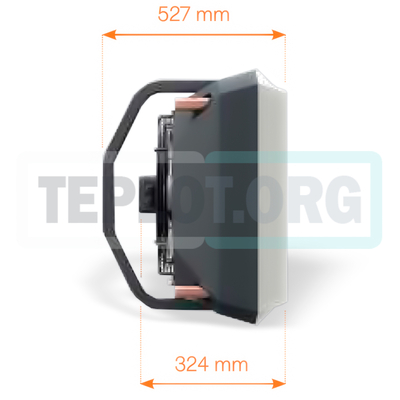 Aerock Mini R2 AC тепловентилятор водяной, арт. 1-4-0101-BKGM, цена в Новосибирске ₽30384.41 (img.6)