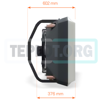 Aerock R3 AC тепловентилятор водяной, арт. 1-4-0109, цена в Новосибирске ₽52117.94 (img.5)