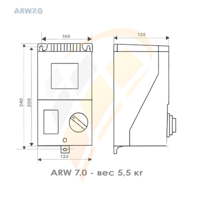 ARW7.0 регулятор скорости, арт. 17886-9996, цена в Новосибирске ₽20704 (img.4)