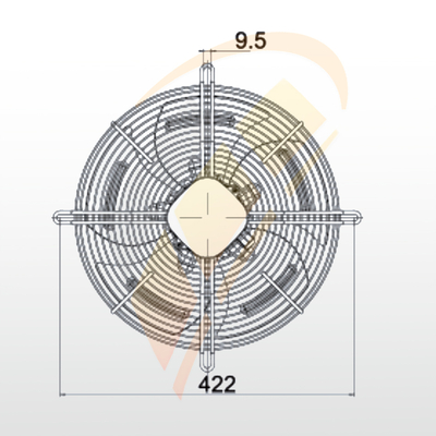 Вентилятор New Mini AC с двигателем, арт. 1-2-2702-0005, цена в Новосибирске ₽19000 (img.3)