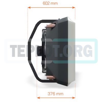 Aerock R2 AC тепловентилятор водяной, арт. 1-4-0108, цена в Новосибирске ₽46129.04 (img.5)