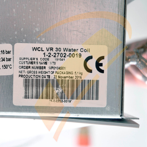 Теплообменник VR1 coil 1-2-2702-0019 в Новосибирске, img. 4