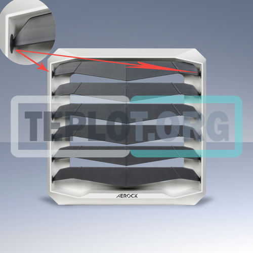 Передняя часть корпуса Aerock Mini с жалюзи 1-3-1006, img. 4